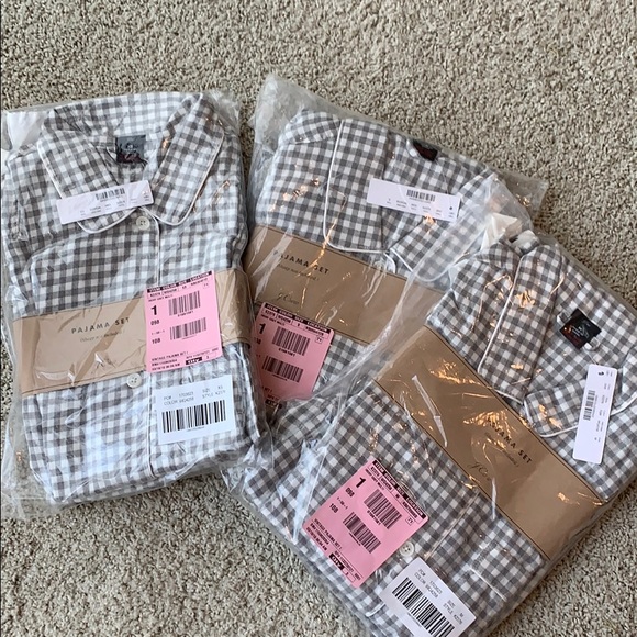 J. Crew || Vintage Gingham Flannel Pajamas - Picture 5 of 7